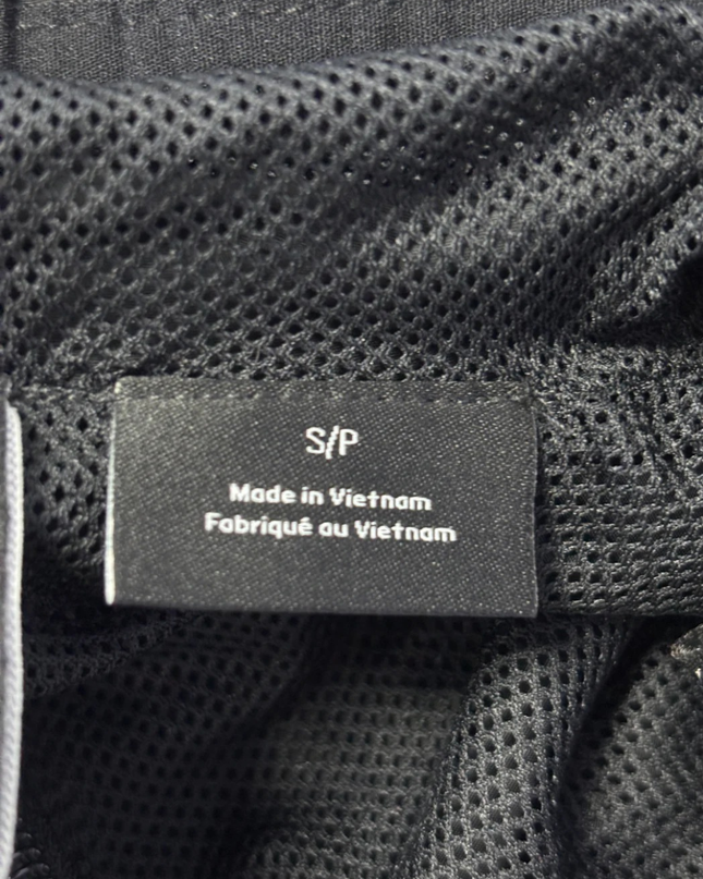 Calvin Klein Black Performance Hooded Windbreaker Sports Jacket