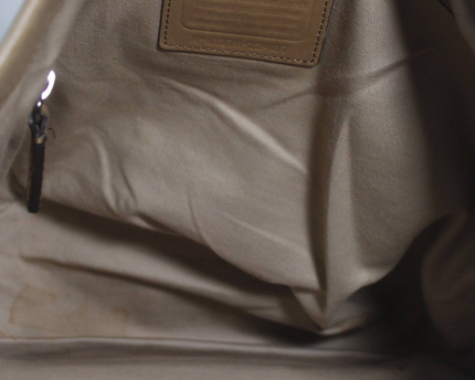 Coach Tan Leather Legacy Penny Pocket Hobo Bag