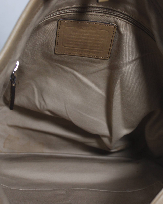 Coach Tan Leather Legacy Penny Pocket Hobo Bag