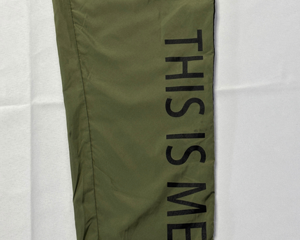 Noisy May Green Graphic Print Track Pants