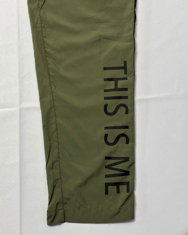 Noisy May Green Graphic Print Track Pants