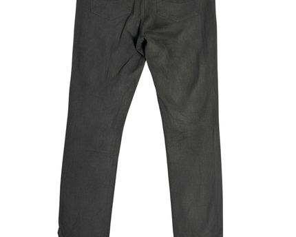 Abercrombie & Fitch Dark Grey Faux Suede Crinkle Skinny Pants