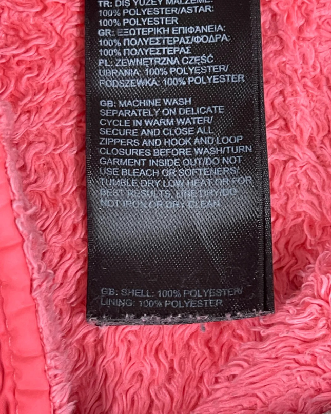 The North Face Pink Osito High-Pile Fleece Full-Zip Jacket