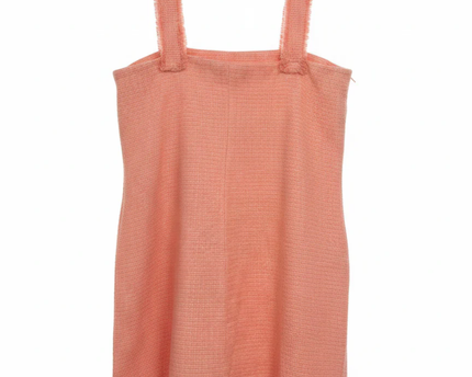 Koton Peach Tweed Pinafore Dress