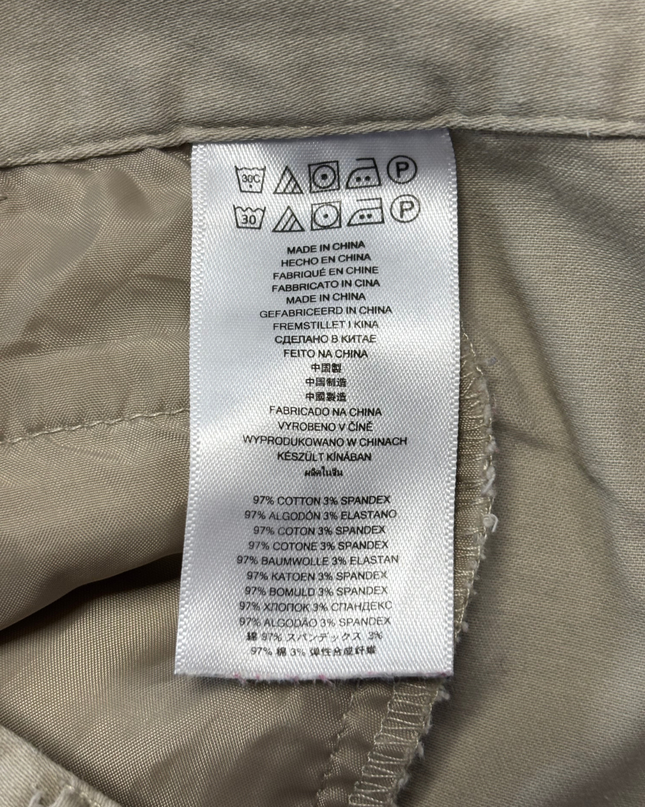 Michael Kors Khaki Zip Pocket Chino Shorts