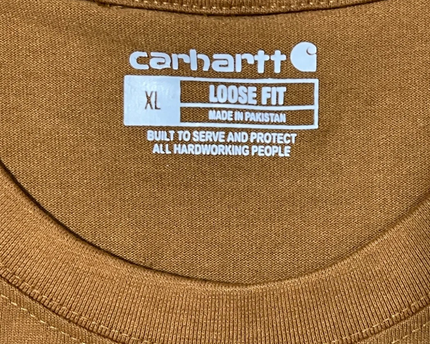 Carhartt Brown Loose Fit Pocket T-Shirt W/Tags