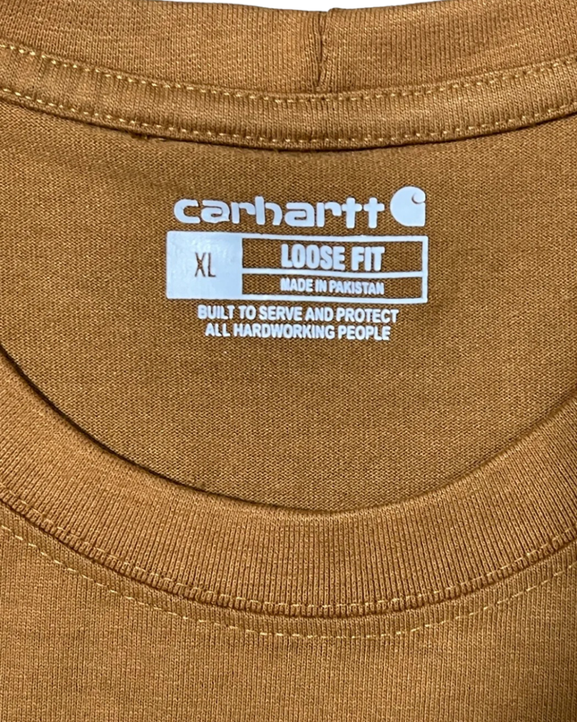 Carhartt Brown Loose Fit Pocket T-Shirt W/Tags