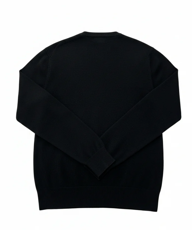 Polo Ralph Lauren Black Pima Cotton Slim Fit V-Neck Sweater