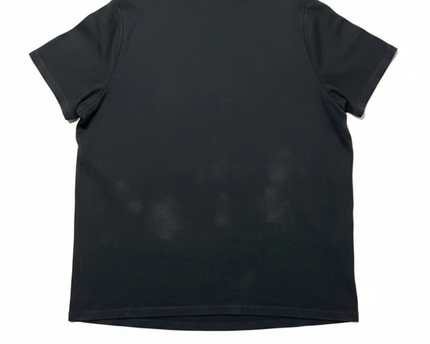 Lauren Ralph Lauren Black Ribbed Cotton T-Shirt