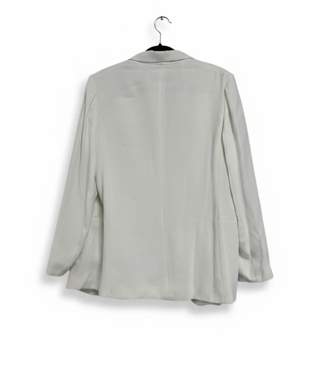 Betty Jackson. Black White Shawl Lapel Blazer