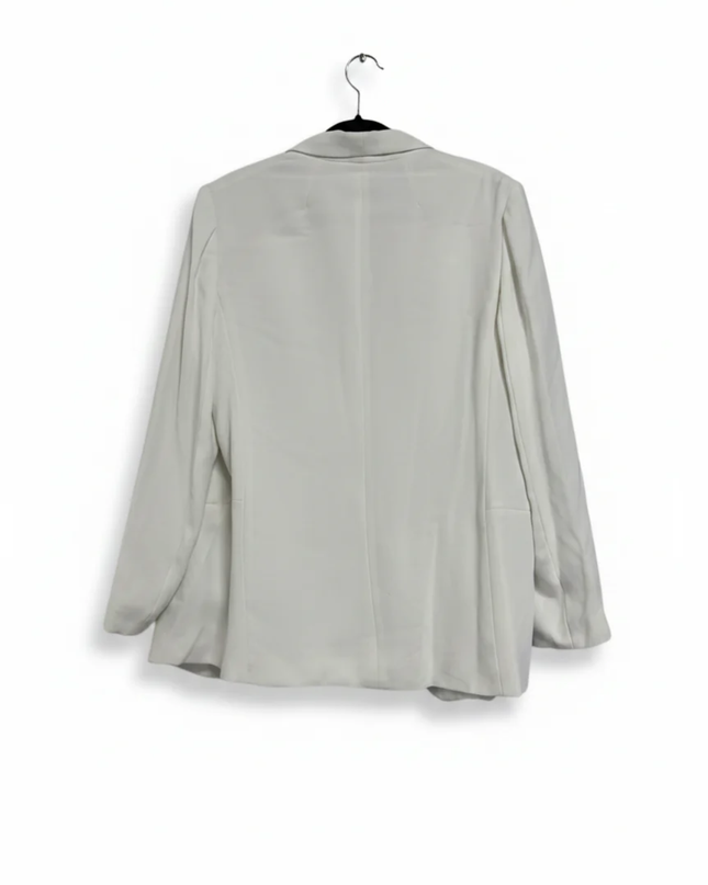 Betty Jackson. Black White Shawl Lapel Blazer
