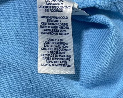 CHAPS Light Blue Short Sleeve Polo Shirt