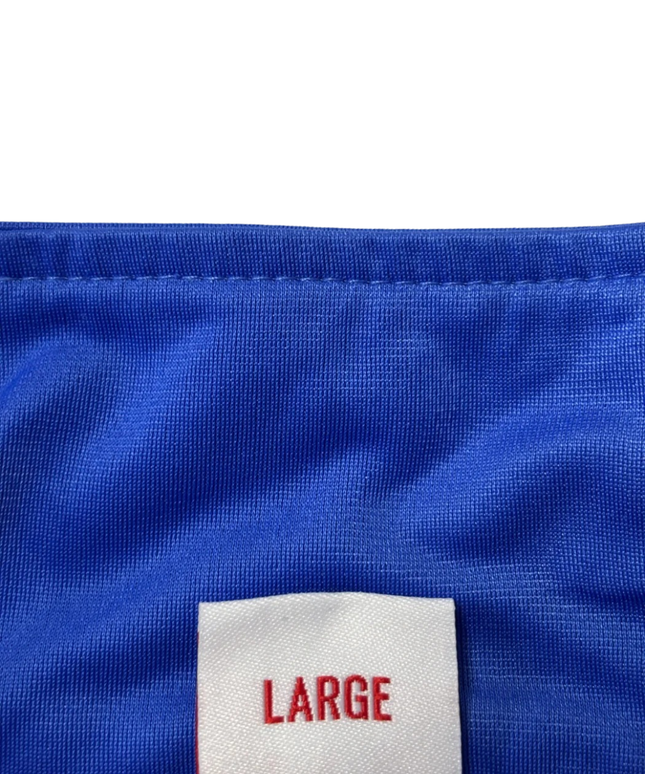 Kappa Blue Vintage-Style Logo Tape Track Jacket