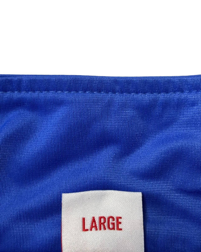 Kappa Blue Vintage-Style Logo Tape Track Jacket