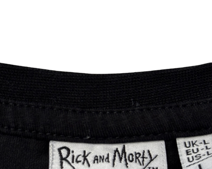 Rick and Morty Black Adult Swim Graphic T-Shirt