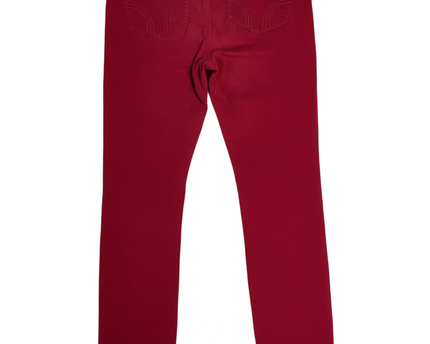 Hollister Red Stretch Skinny Pants