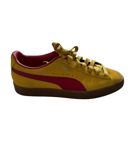 Puma Suede Classic XXI Sneakers | Yellow & Red Gum Sole | EU 42