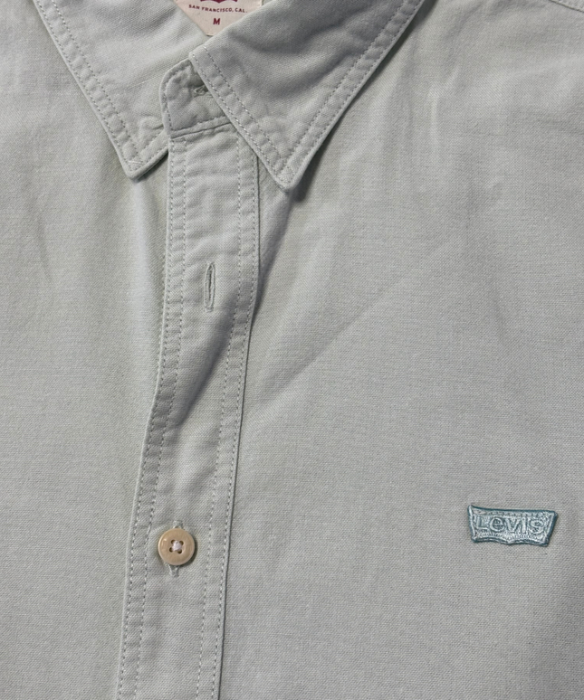 Levi's Light Green Slim Fit Long Sleeve Button-Down Shirt