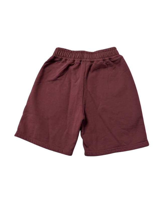 Alo Maroon Cotton-Blend Sports Shorts