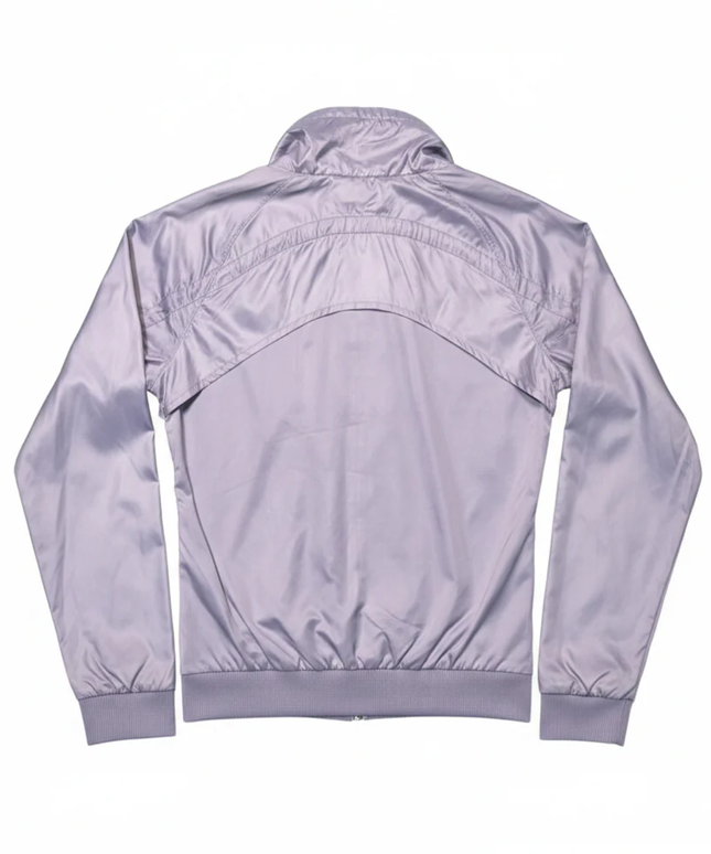 Adidas Purple Full-Zip High-Neck Ventilated Sports Track Jacket