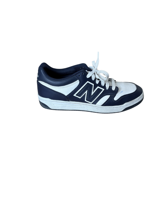 New Balance BB480 Retro Basketball Sneakers | Navy & White | EU 43