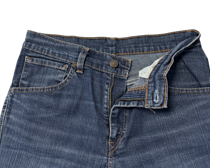Levi's Blue Bootcut Mid-Rise Denim Jeans