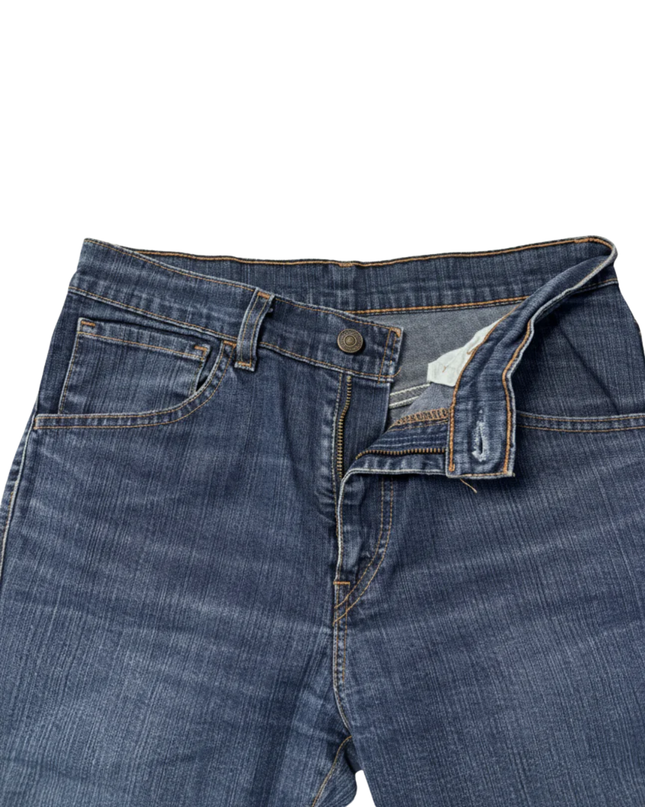 Levi's Blue Bootcut Mid-Rise Denim Jeans