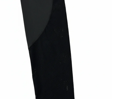 Nike Air Dri-FIT Black Mesh Panel Performance Running Leggings