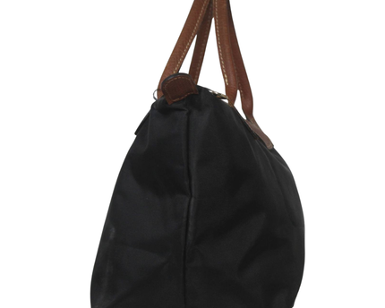 Longchamp Black Le Pliage Nylon Top Handle Bag