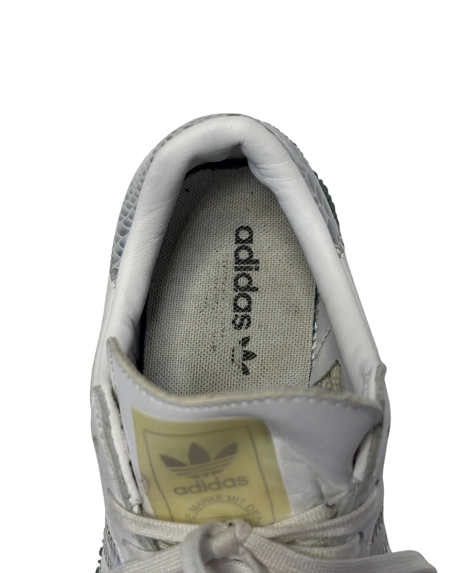 Adidas White SAMBAROSE Iridescent Platform Sneakers