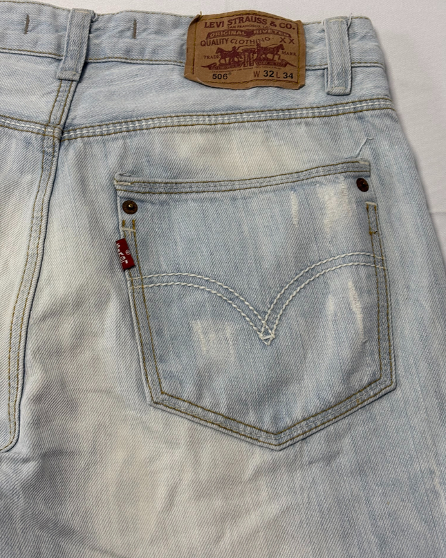 Levi's 506 Standard Fit Light Blue Jeans