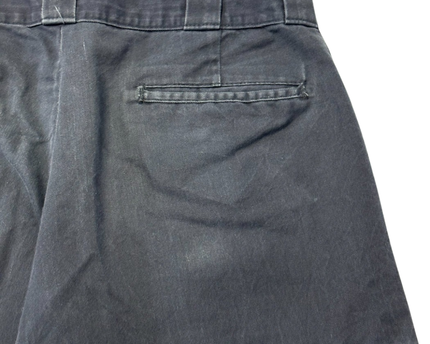 Dickies Black Skinny Straight Double Knee Work Pants