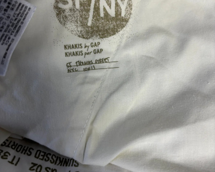 GAP White Sunkissed Cotton Chino Shorts