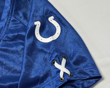 NFL Team Apparel Blue Indianapolis Colts Rhinestone Mesh Jersey