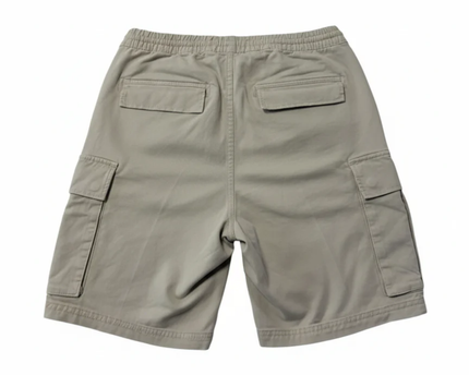 Zara Beige Drawstring Cargo Shorts