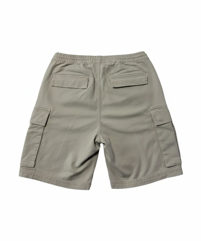 Zara Beige Drawstring Cargo Shorts