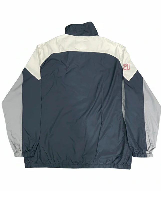 NFL New England Patriots Navy Blue Colorblock Windbreaker Jacket
