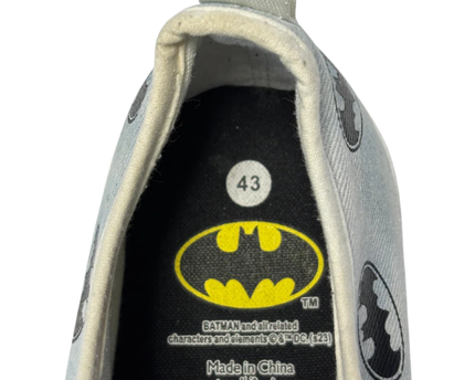 Batman Light Blue Graphic Print Sneakers