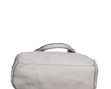 Juicy Couture White Embossed JC Monogram Bag