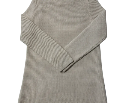 COS Beige 100% Cotton Textured Knit Sweater