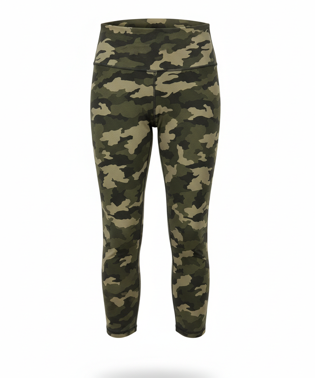 Lululemon High-Rise Camo Cropped Performance Leggings