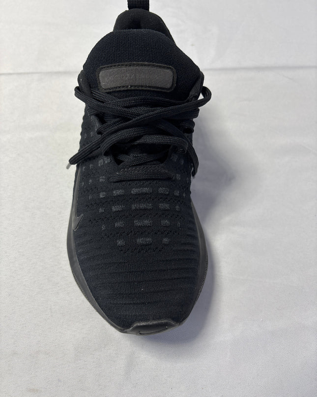 Nike Black Knit Upper Swoosh Running Sneakers