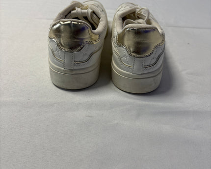 Max White Monogram Quilted Low Top Sneakers