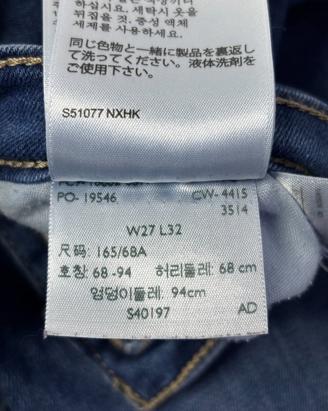 Levi's Blue 721 High Rise Skinny Jeans