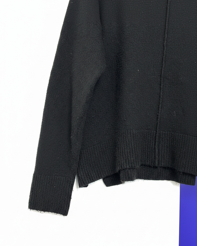 Cotton:On Black Mock Neck Seam Detail Sweater