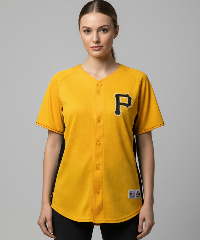 Majestic Yellow Pittsburgh Pirates Andrew McCutchen #22 Baseball Jersey