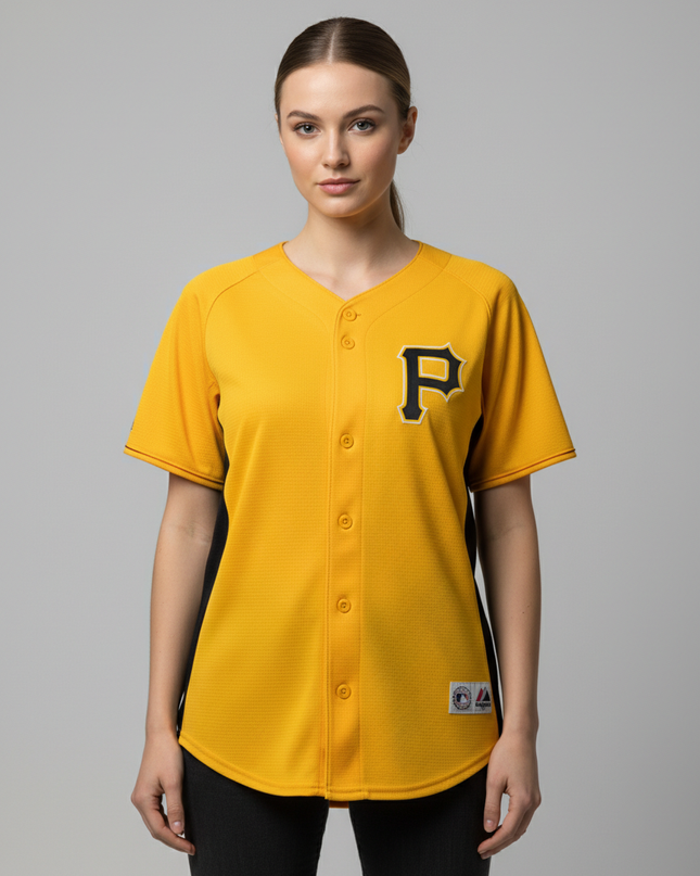 Majestic Yellow Pittsburgh Pirates Andrew McCutchen #22 Baseball Jersey