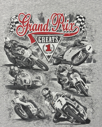 Fruit of the Loom Grand Prix Greats Racing Champions Graphic T-Shirt - XXL