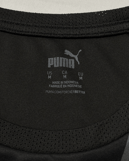 Puma DryCELL Performance Training Black with Grey Graphic Stripes T-Shirt