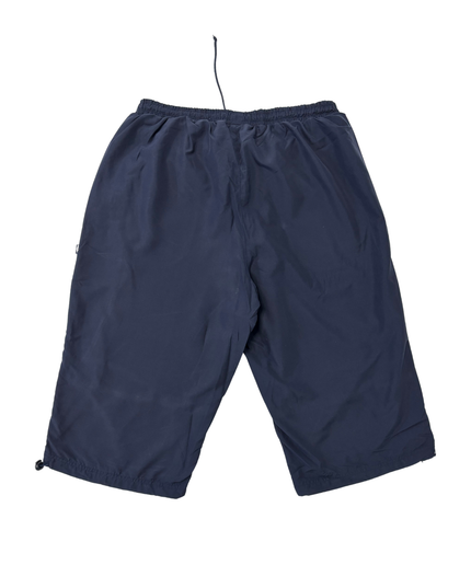 Umbro Navy Blue Mesh-Lined Training 3/4 Shorts - L | Waist: 32"